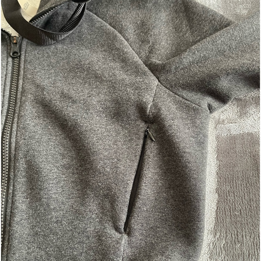 LULULEMON & Go Take Off Fleece Jacket Zip Up Gray Size 4 - Picture 11 of 14